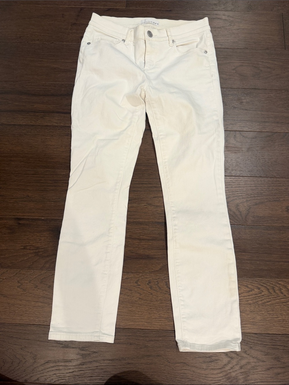 Loft White Modern Skinny Crop Jeans Size 25/0 - C18-017